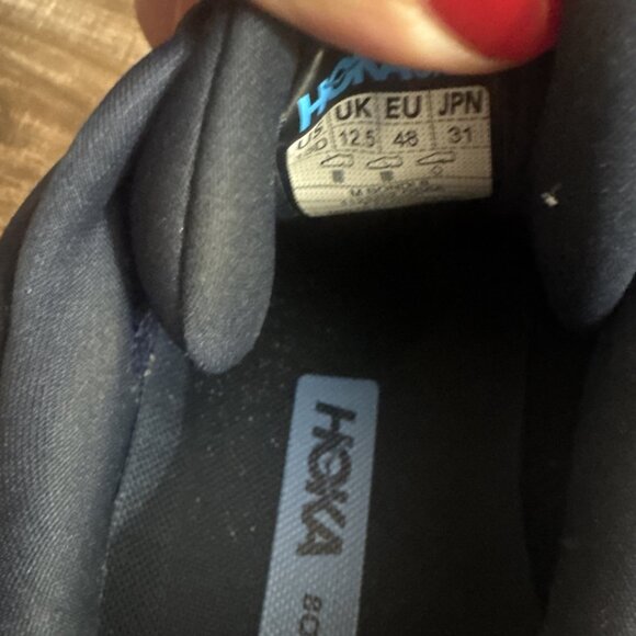 Hoka One One Men Bondi 8 Blue Outer Space Running Shoe 1123202 OSAA Size 13D